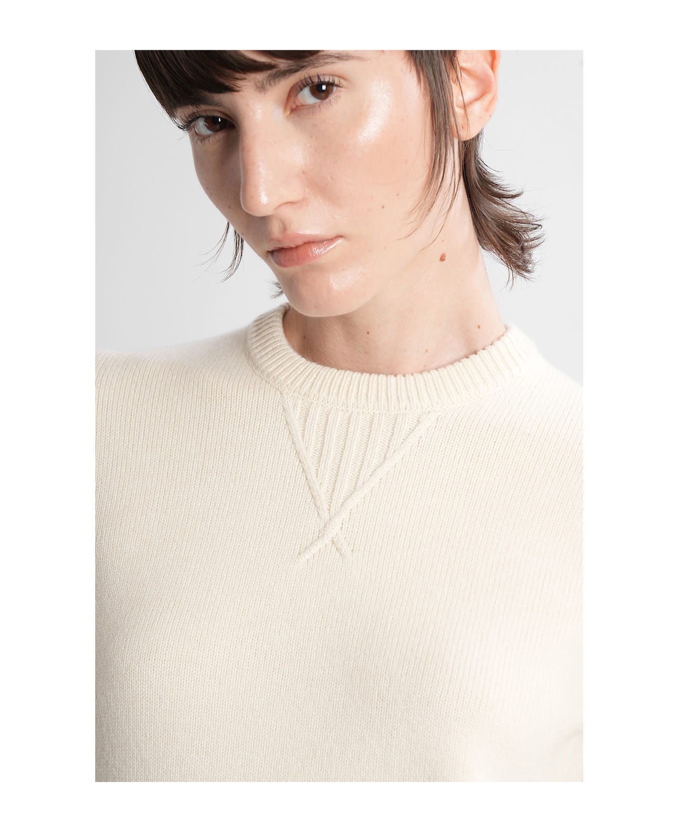 J.W. Anderson Knitwear In Beige Wool - beige