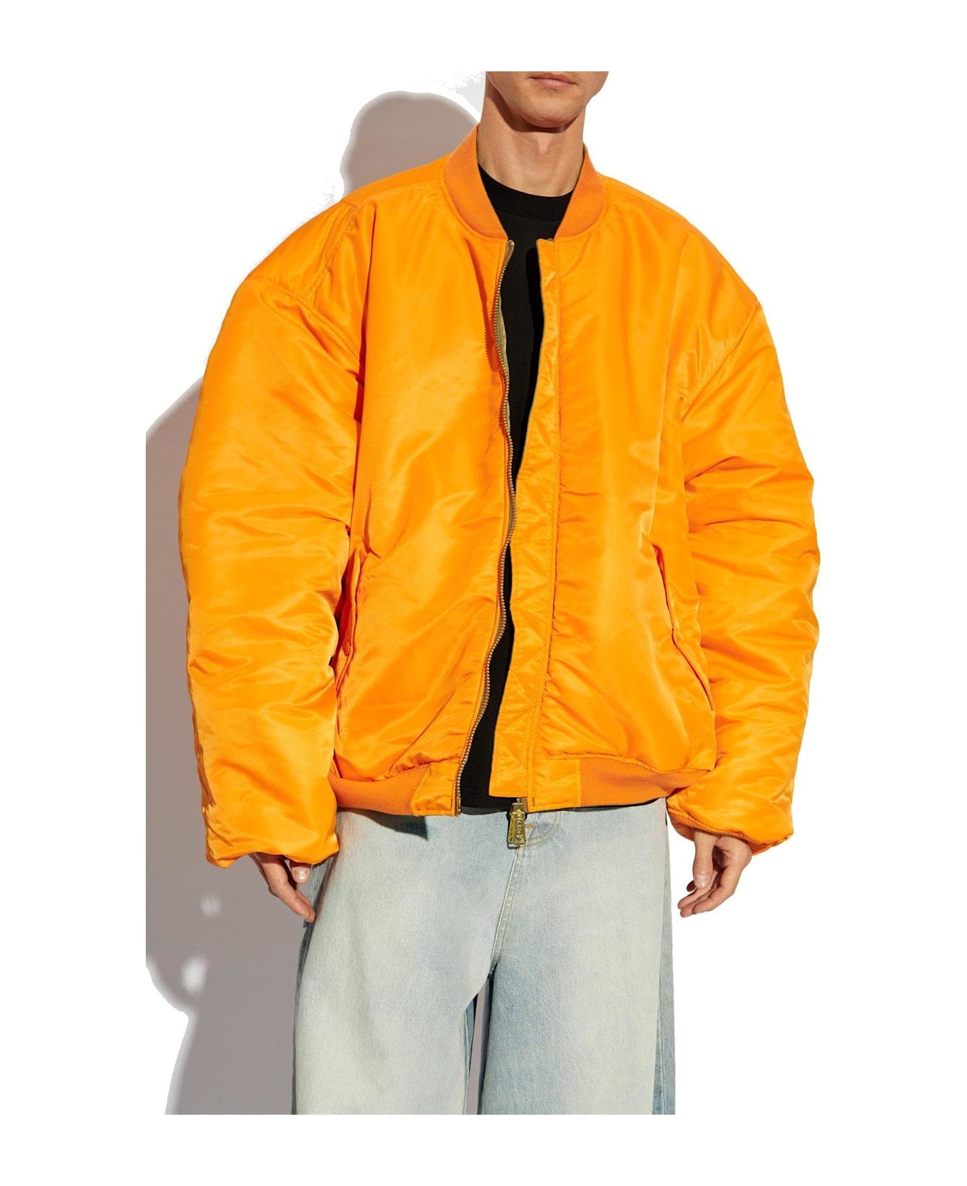 VETEMENTS Keyring Attachment Cargo Bomber Jacket - GREEN