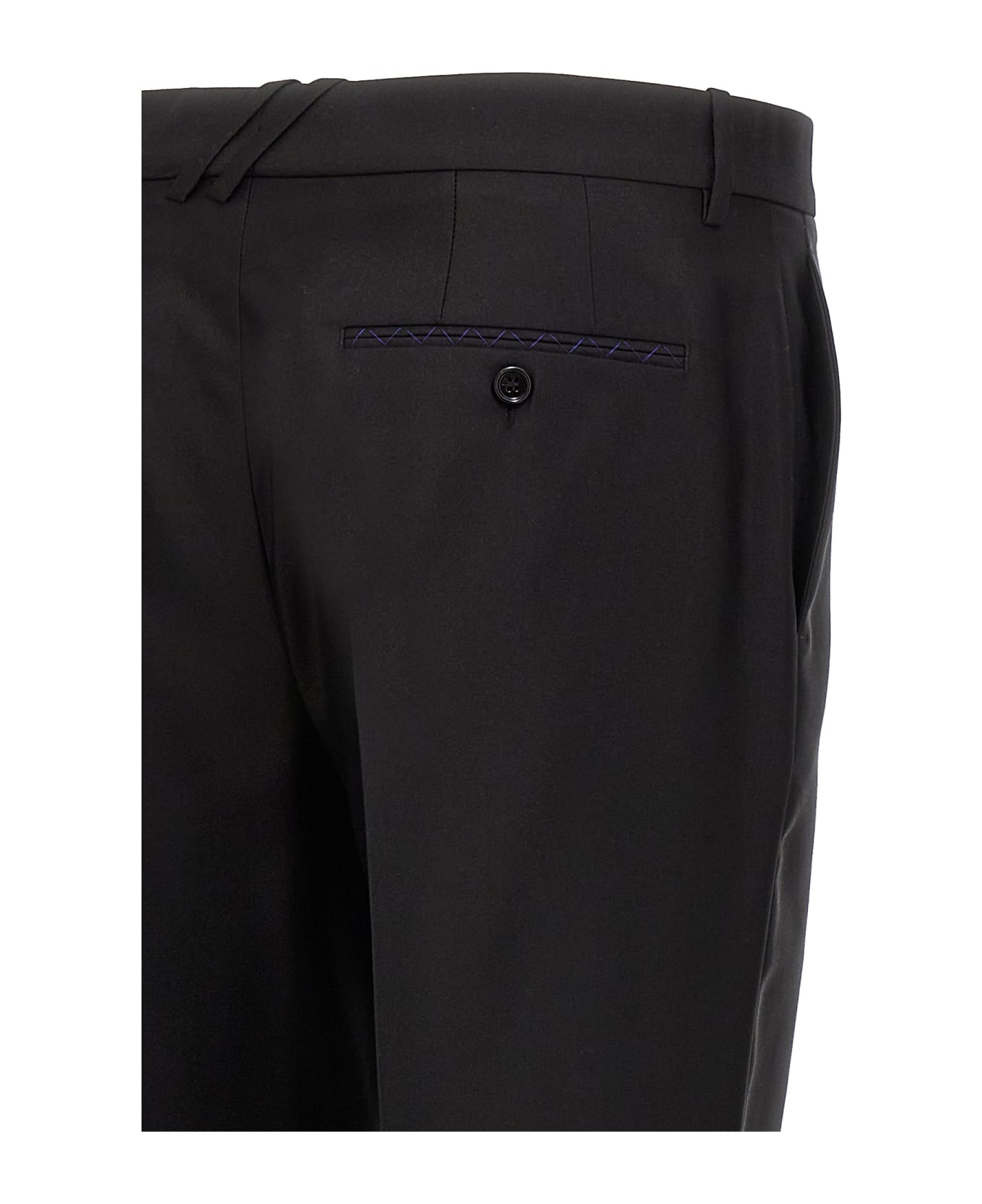 Burberry Tailored Trousers - Black ボトムス