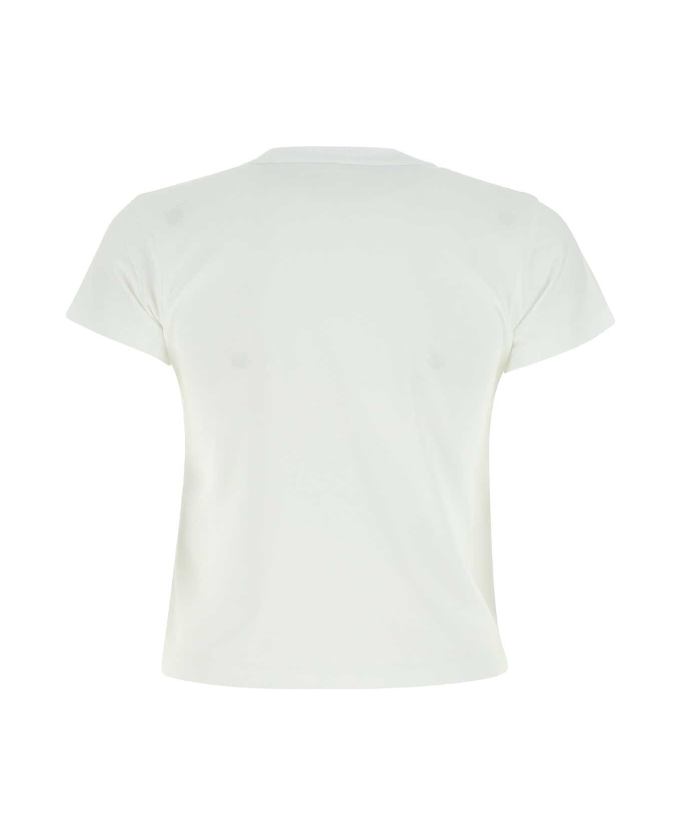 T by Alexander Wang White Cotton T-shirt - 100 Tシャツ