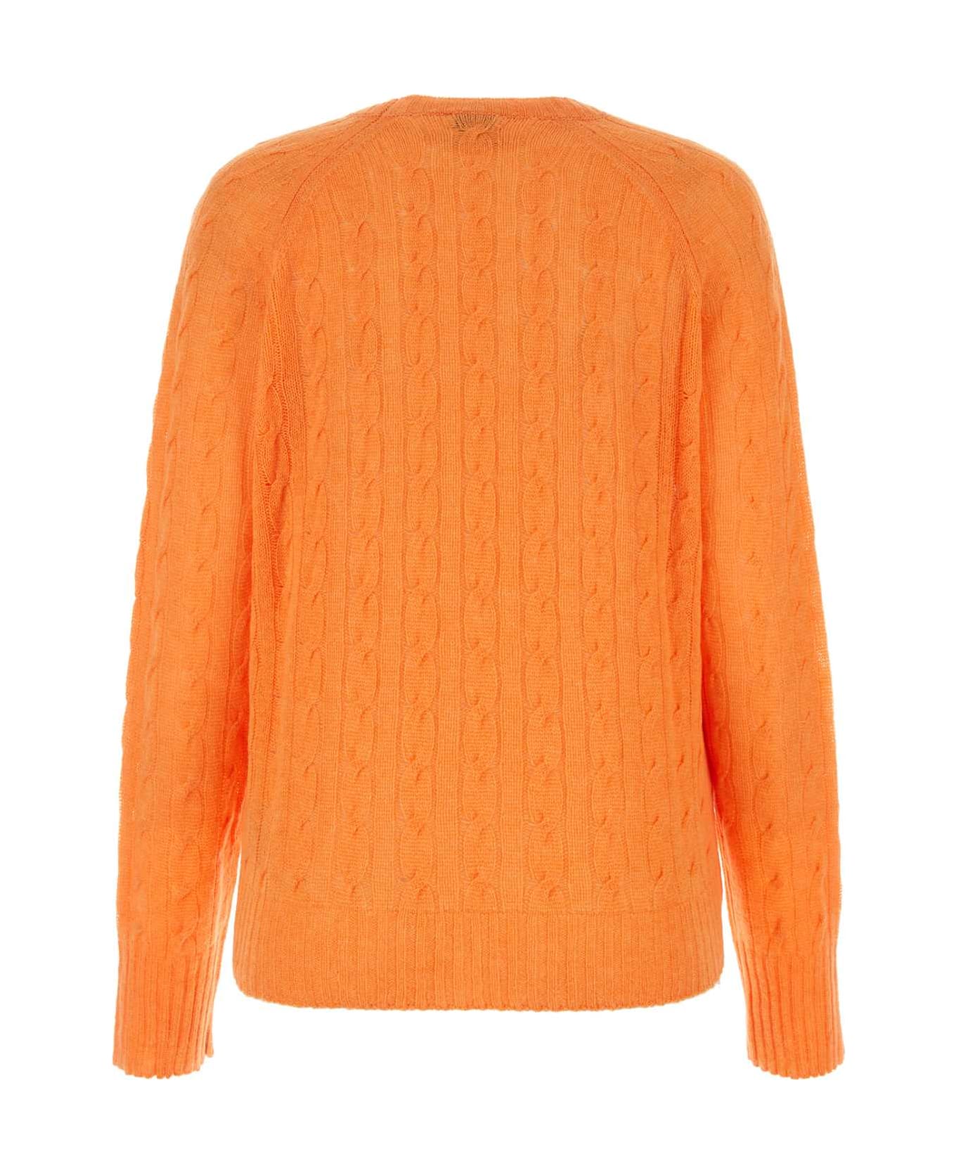 Etro Orange Cashmere Sweater - Orange