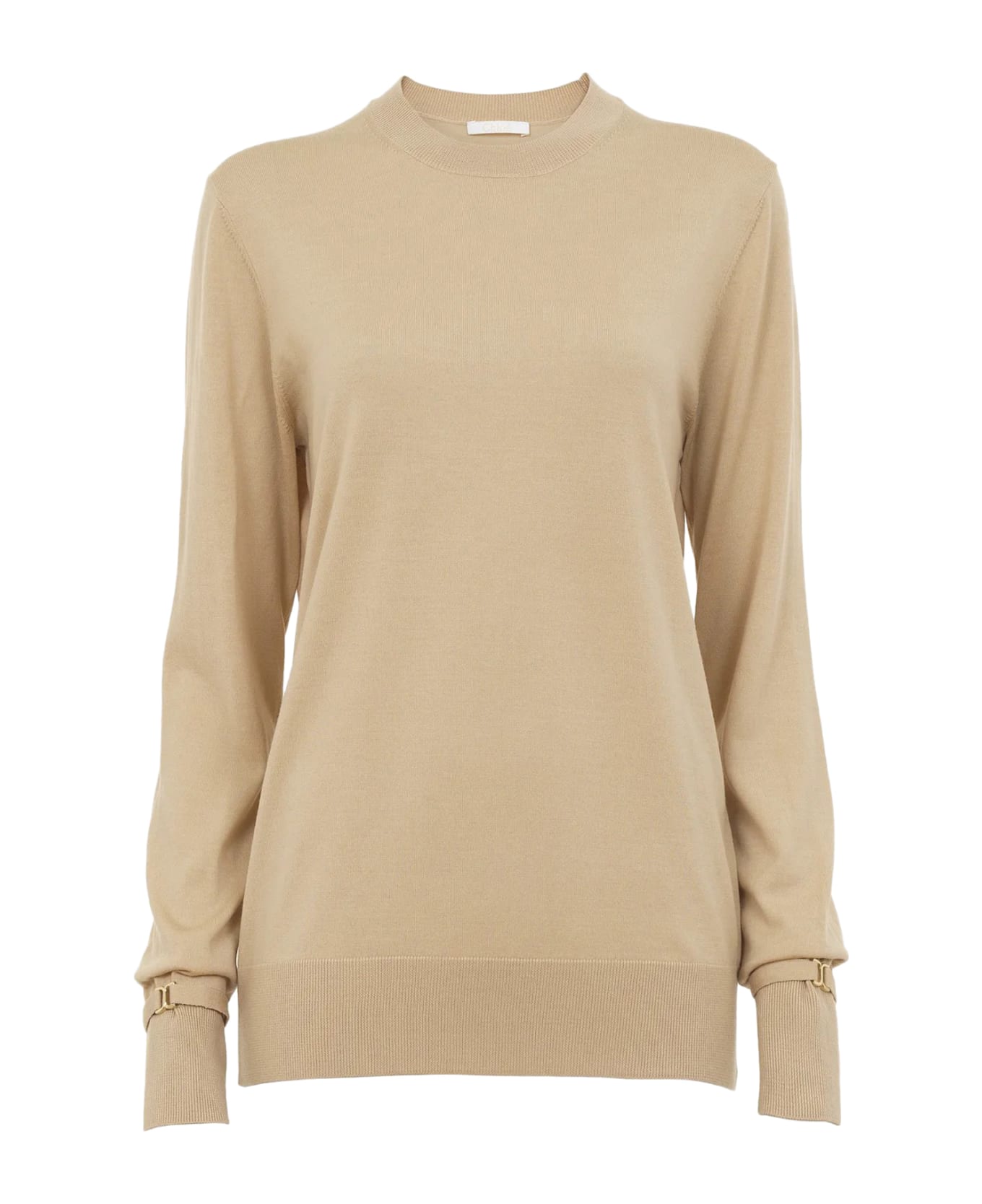 Chloé Long-sleeved Sweater - P Hot Sand ニットウェア