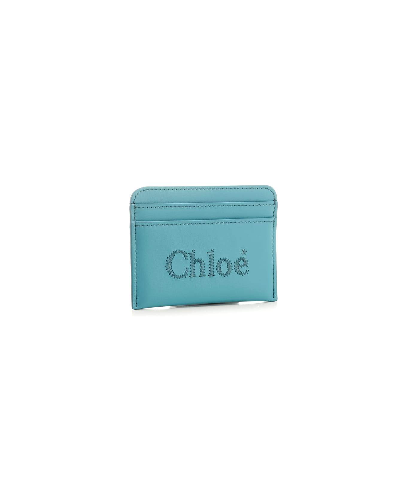 Chloé 'sense' Card Holder - Light blue