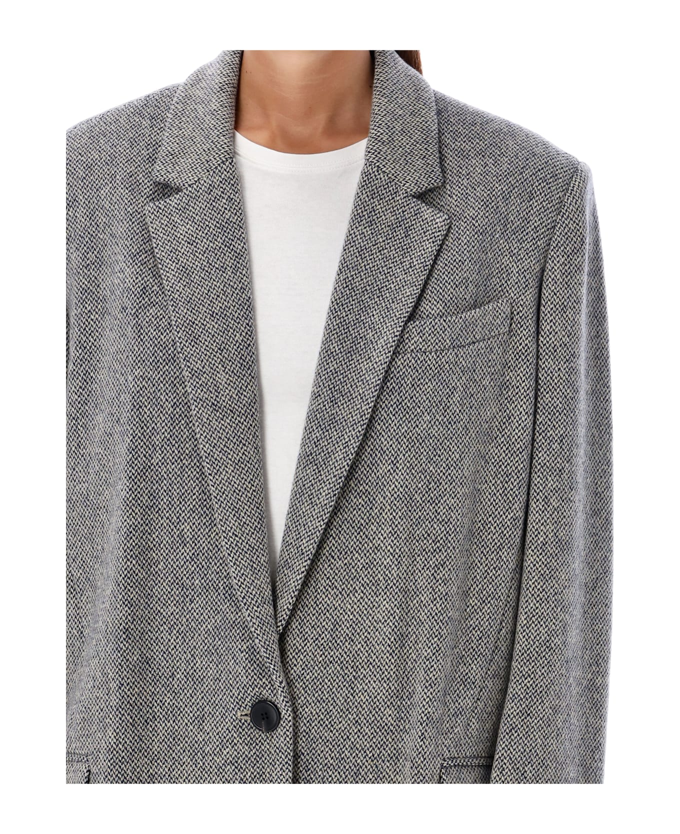 Marant Étoile Embroidered Wool Blend Cikaito Blazer