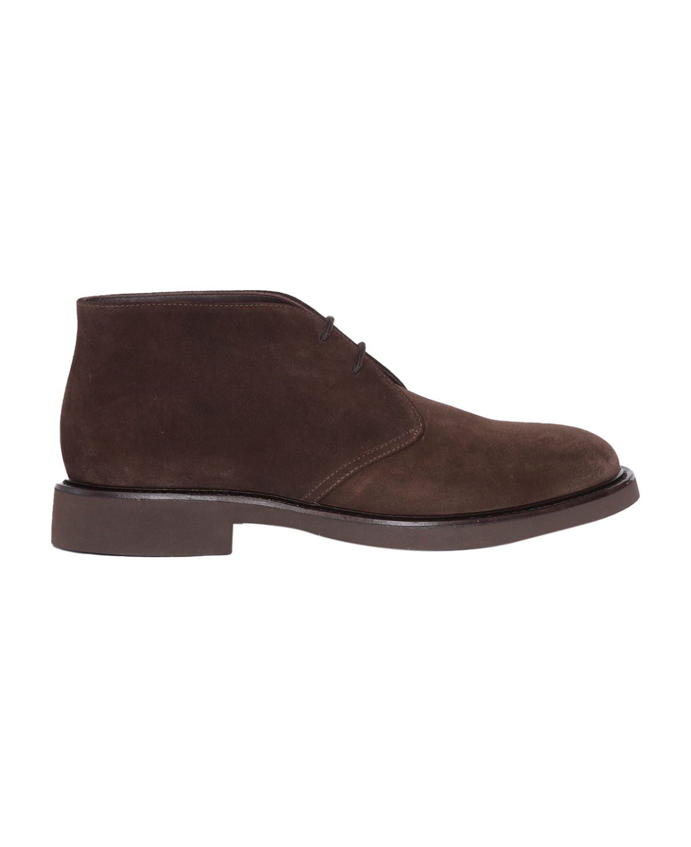 Doucal's Chukka (gm) Brown+brown Sole - BROWN