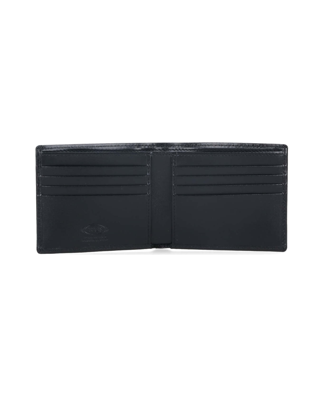 Tod's Bifold Logo Wallet - Black  