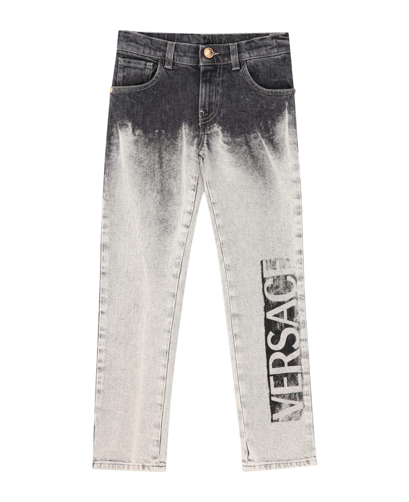 Young Versace 5-pocket Jeans - grey