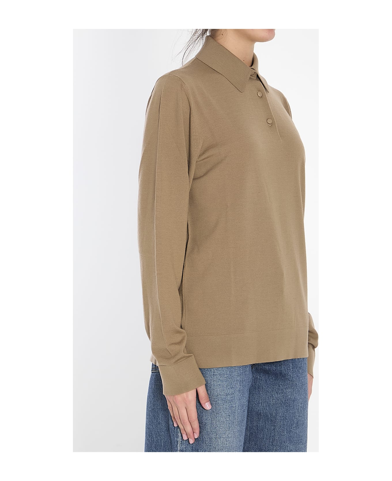 The Row Ipanelli Polo Shirt - BEIGE