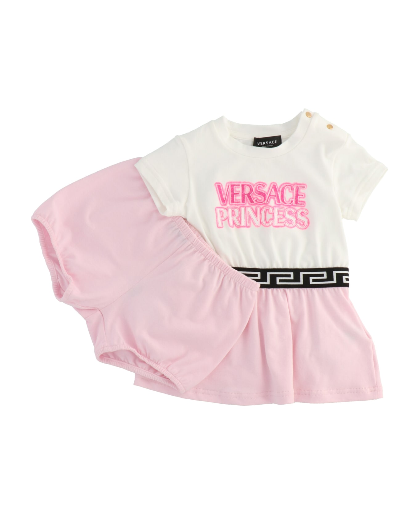 Versace 'versace Princess' Dress + Bloomers - Multicolor