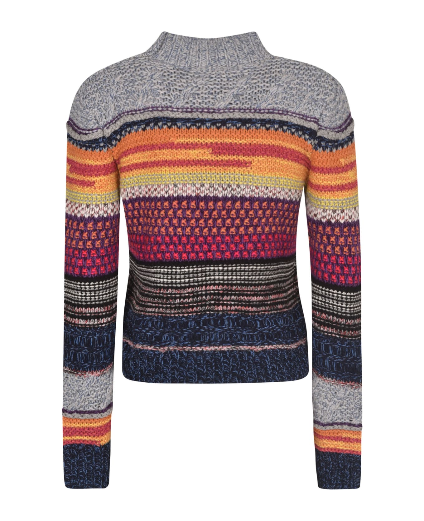 Chloé Multi-knit Pullover - Multicolor