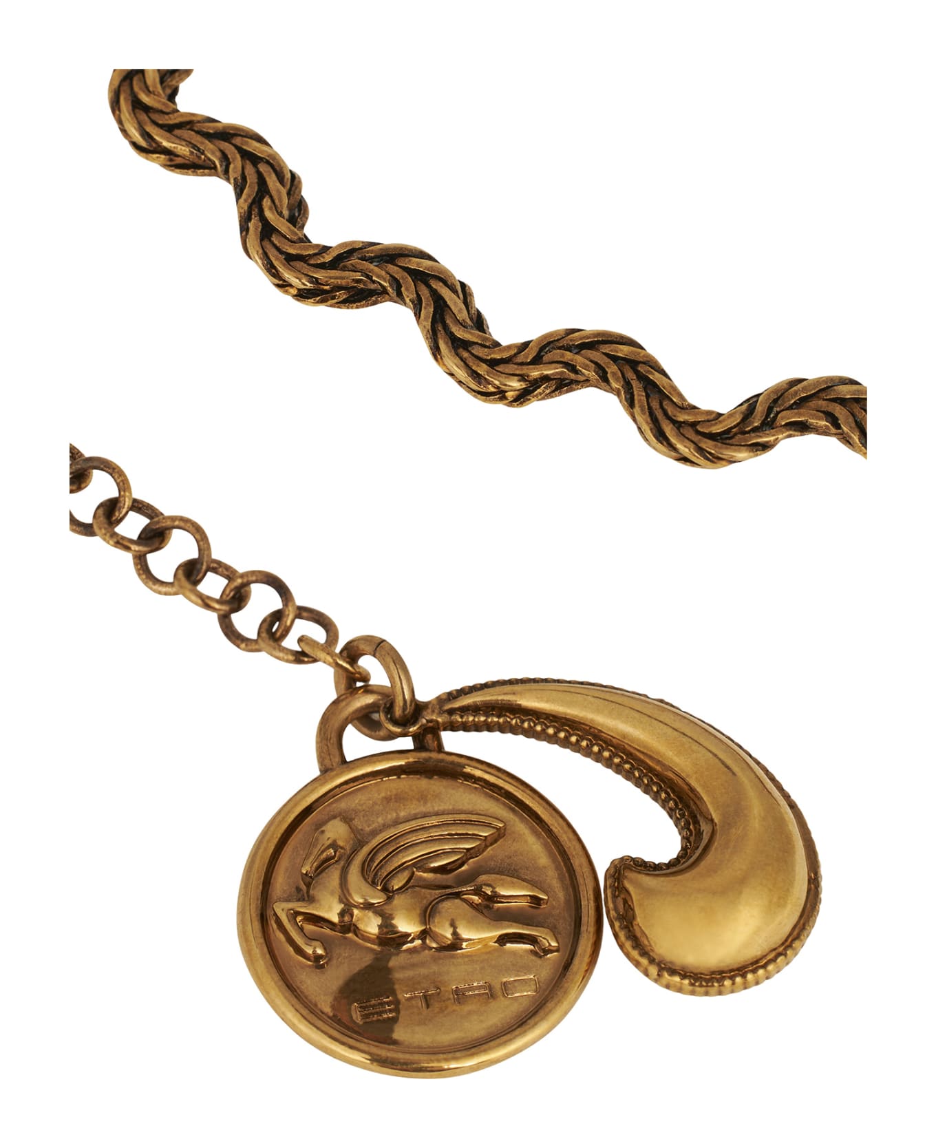 Etro Necklace With Charms - Gold