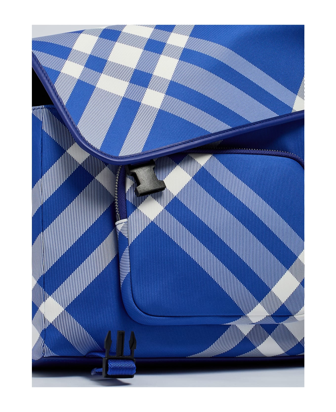 Burberry Messenger Backpack Backpack - BLU ELETTRICO アクセサリー＆ギフト
