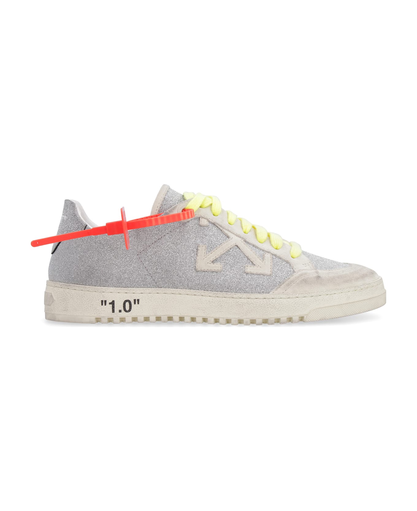 Off-White Arrow 2.0 Glitter Sneakers - silver