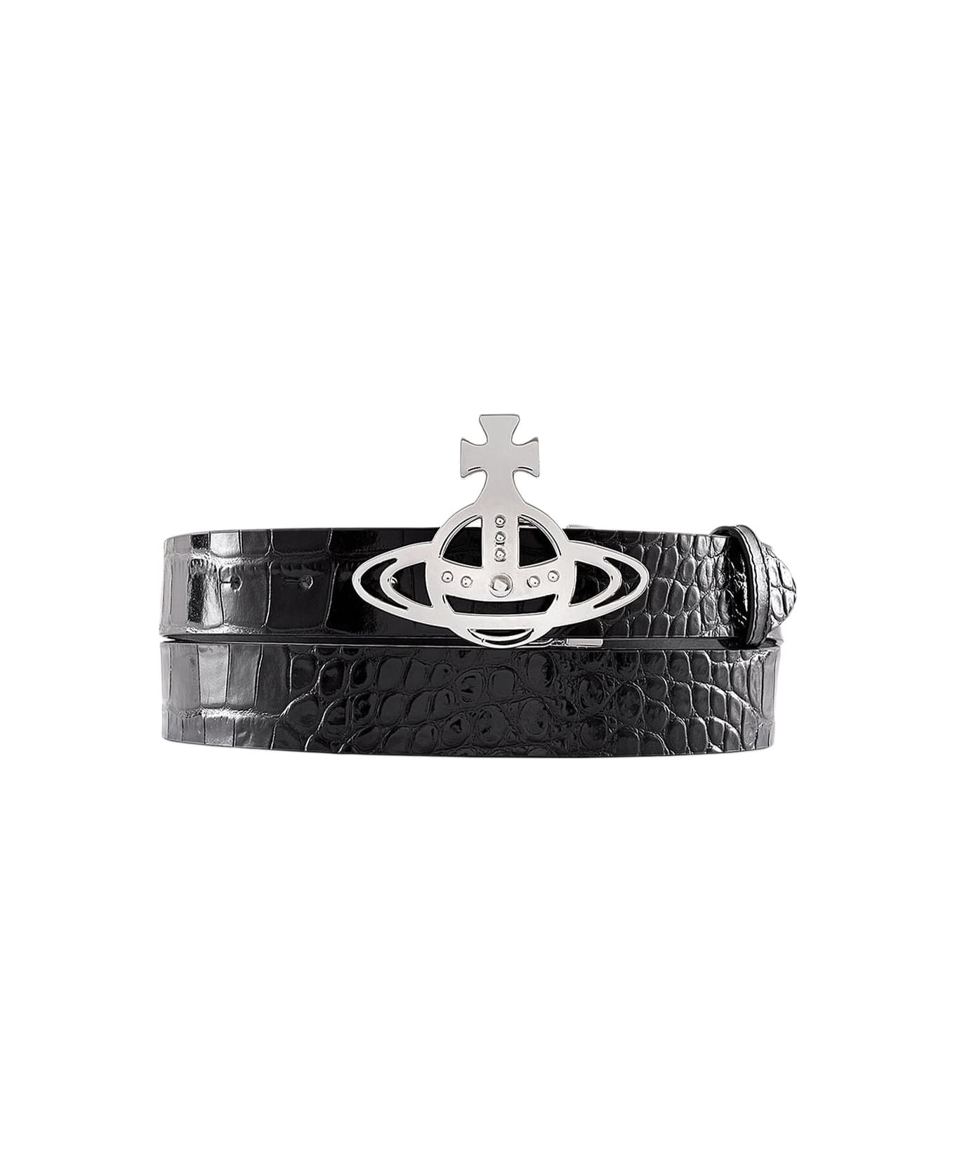 チョコレート ヴィヴィアン ベルト ブラック Vivienne Westwood Belts Black | italist