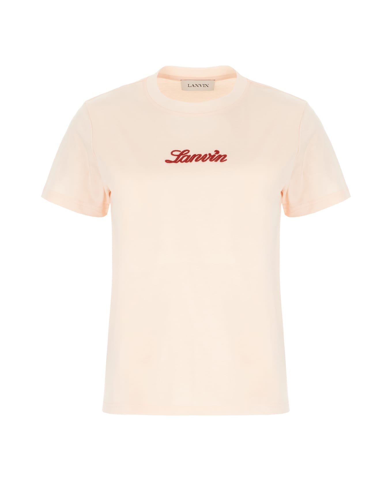 Lanvin Salmon Cotton T-shirt - Rosa