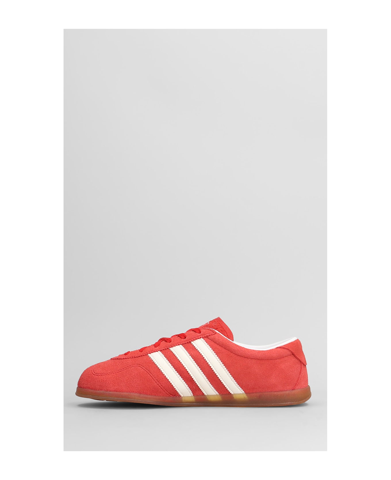 Adidas Originals Gazelle Lo Pro Sneakers In Red Suede - RED