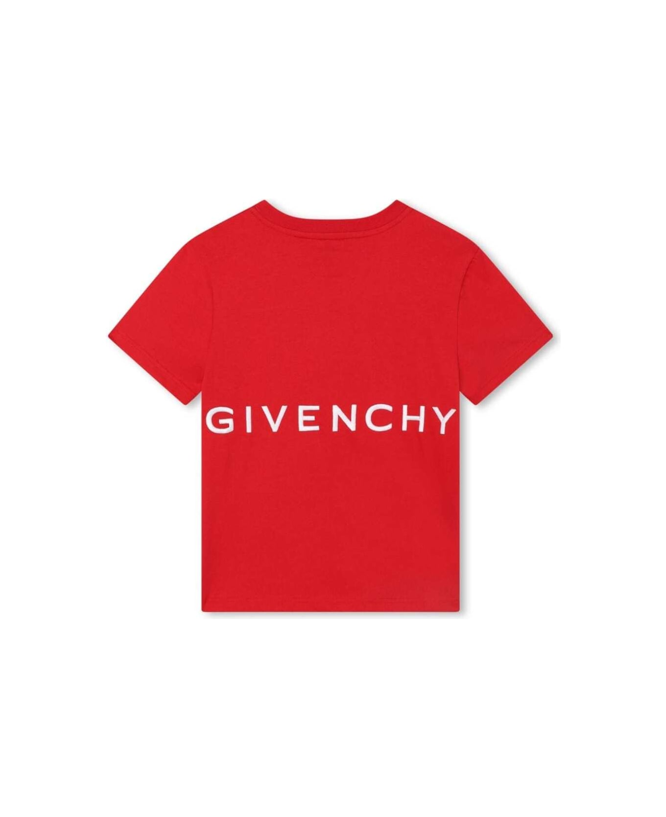 Givenchy Red T-shirt With Disney 'cartoon' Print And Logo In Cotton Boy - Red Tシャツ＆ポロシャツ