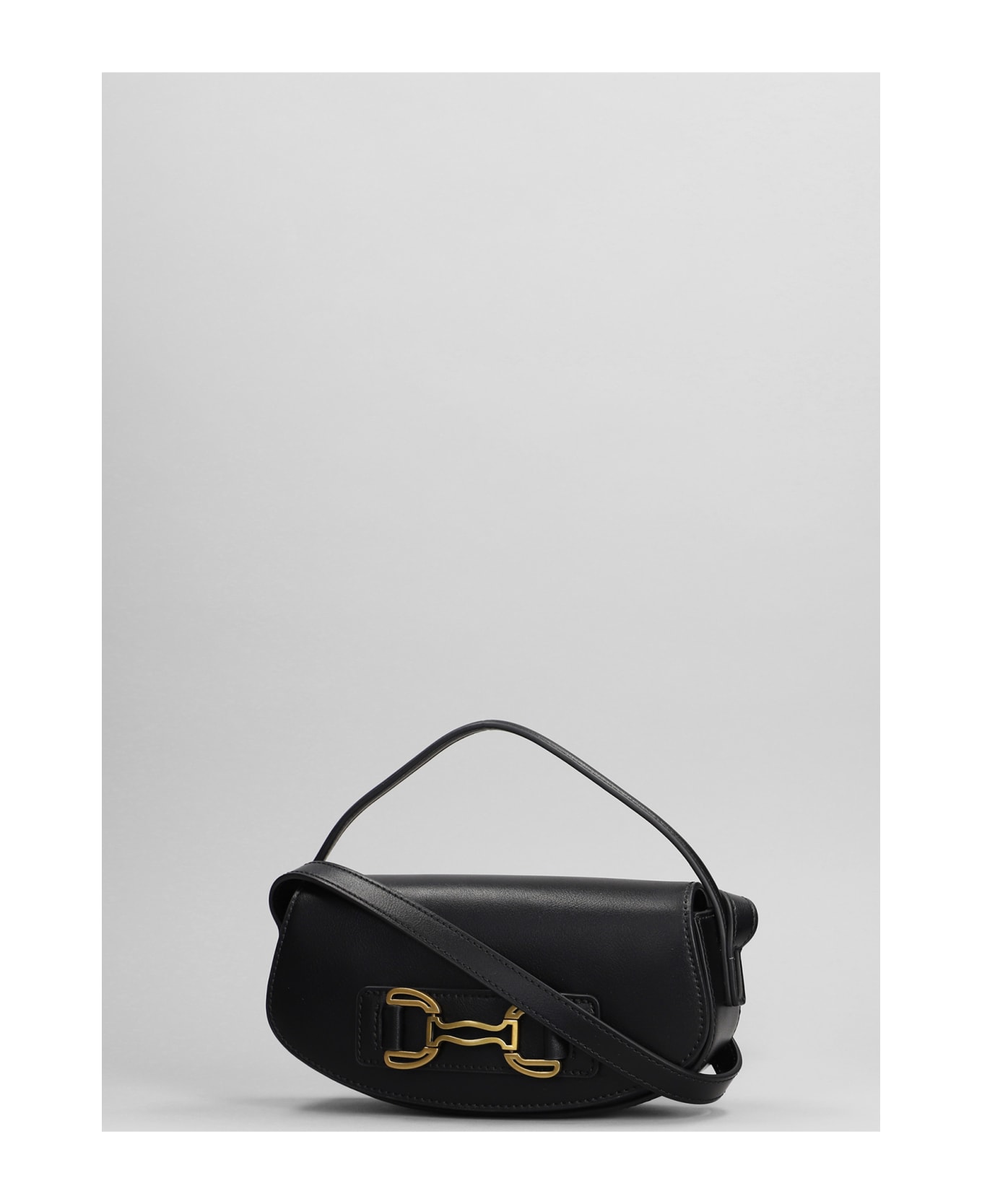 Bibi Lou Shoulder Bag In Black Leather - black