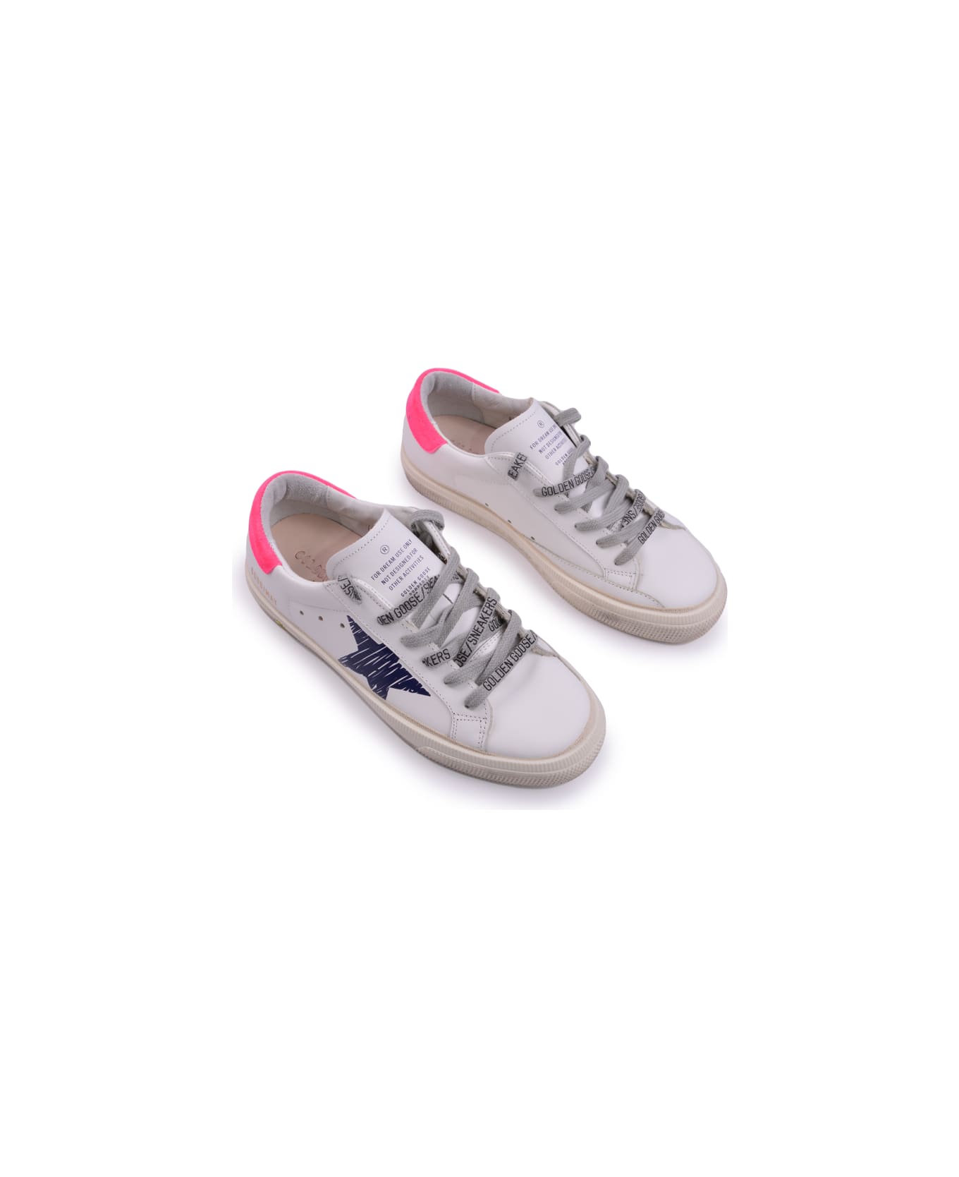 Golden Goose Leathers Sneakers - White