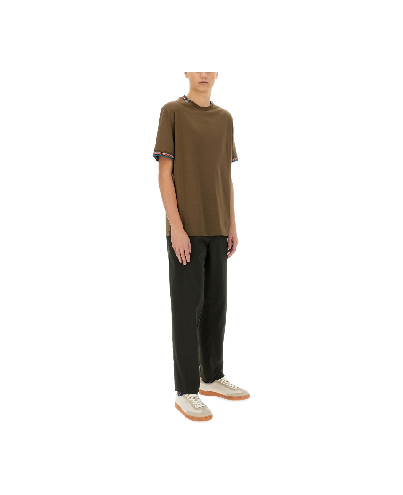 Paul Smith Cotton T-shirt - BROWN
