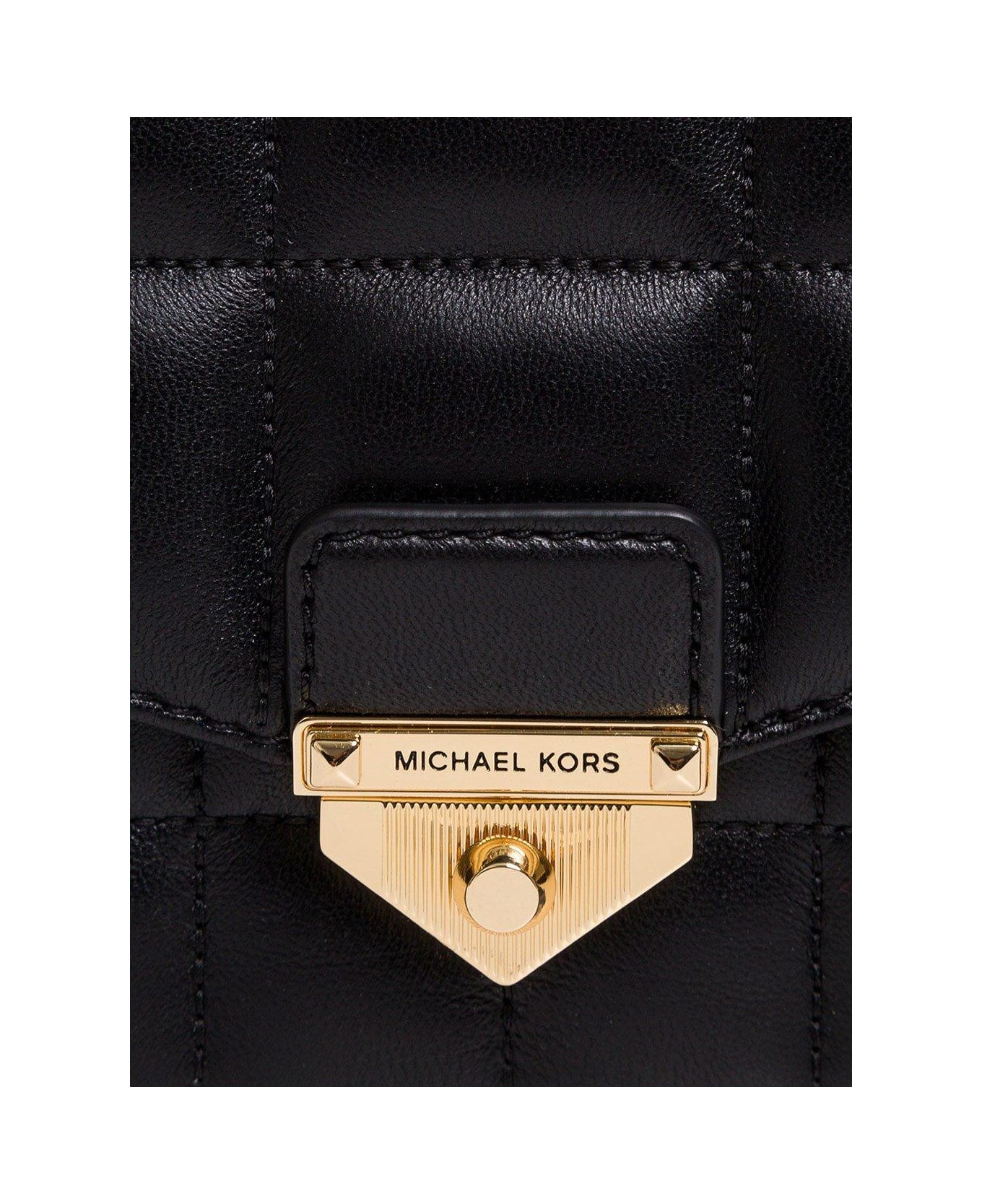 MICHAEL Michael Kors Soho Small Quilted Shoulder Bag - Black