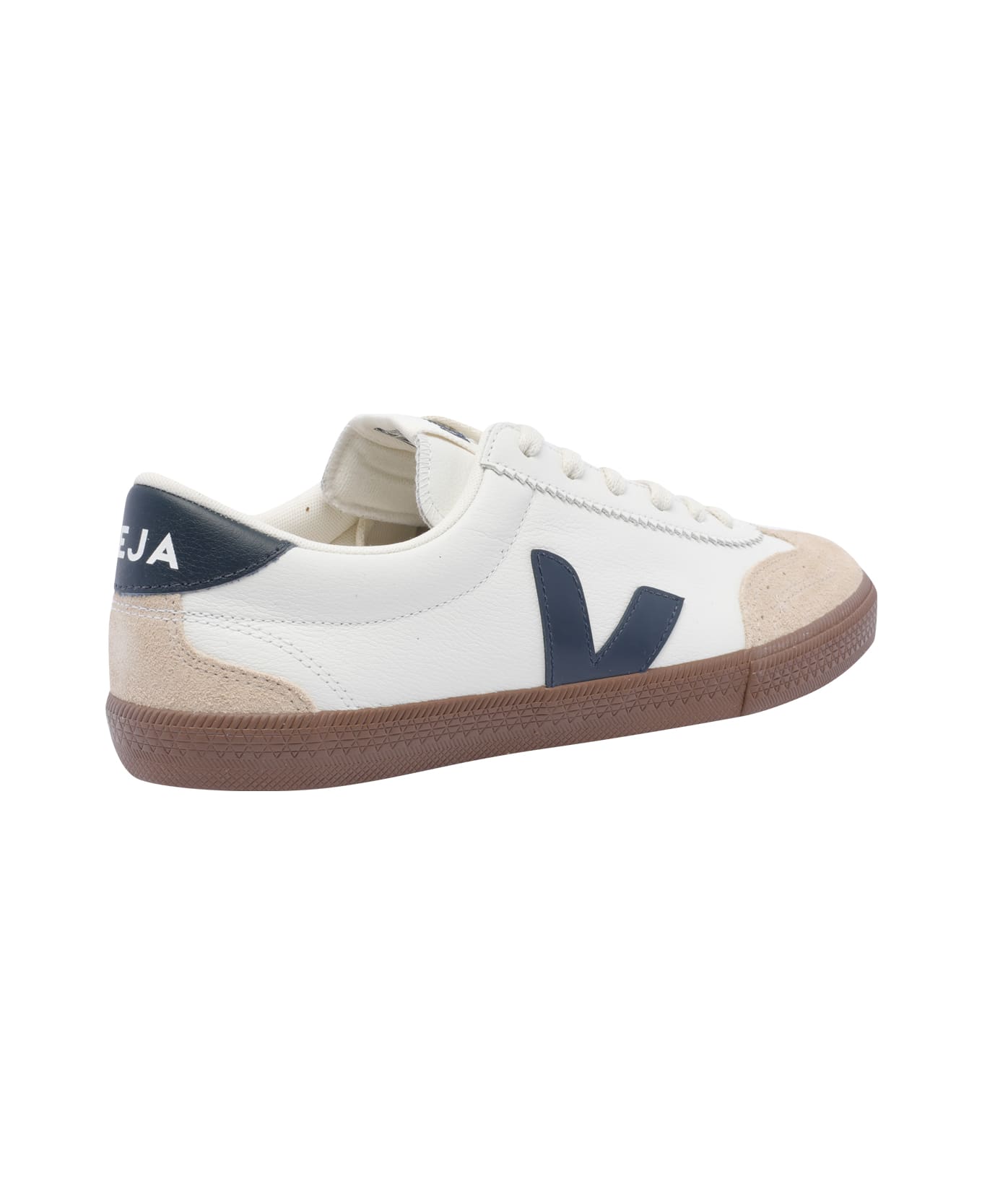 Veja Volley Leather Sneakers - WHITE