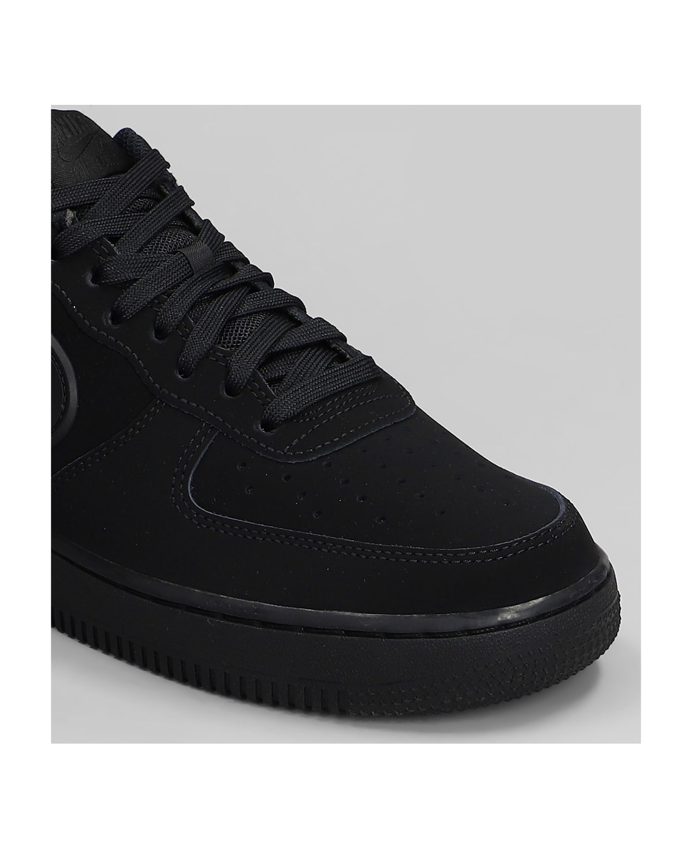 Nike Air Force 1 07 Sneakers In Black Nubuck - black