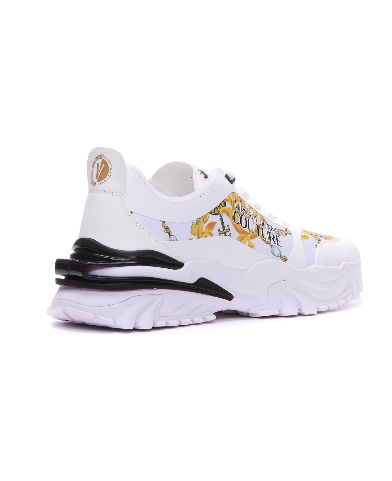 Versace Jeans Couture Trail Track Chain Couture Sneakers - White