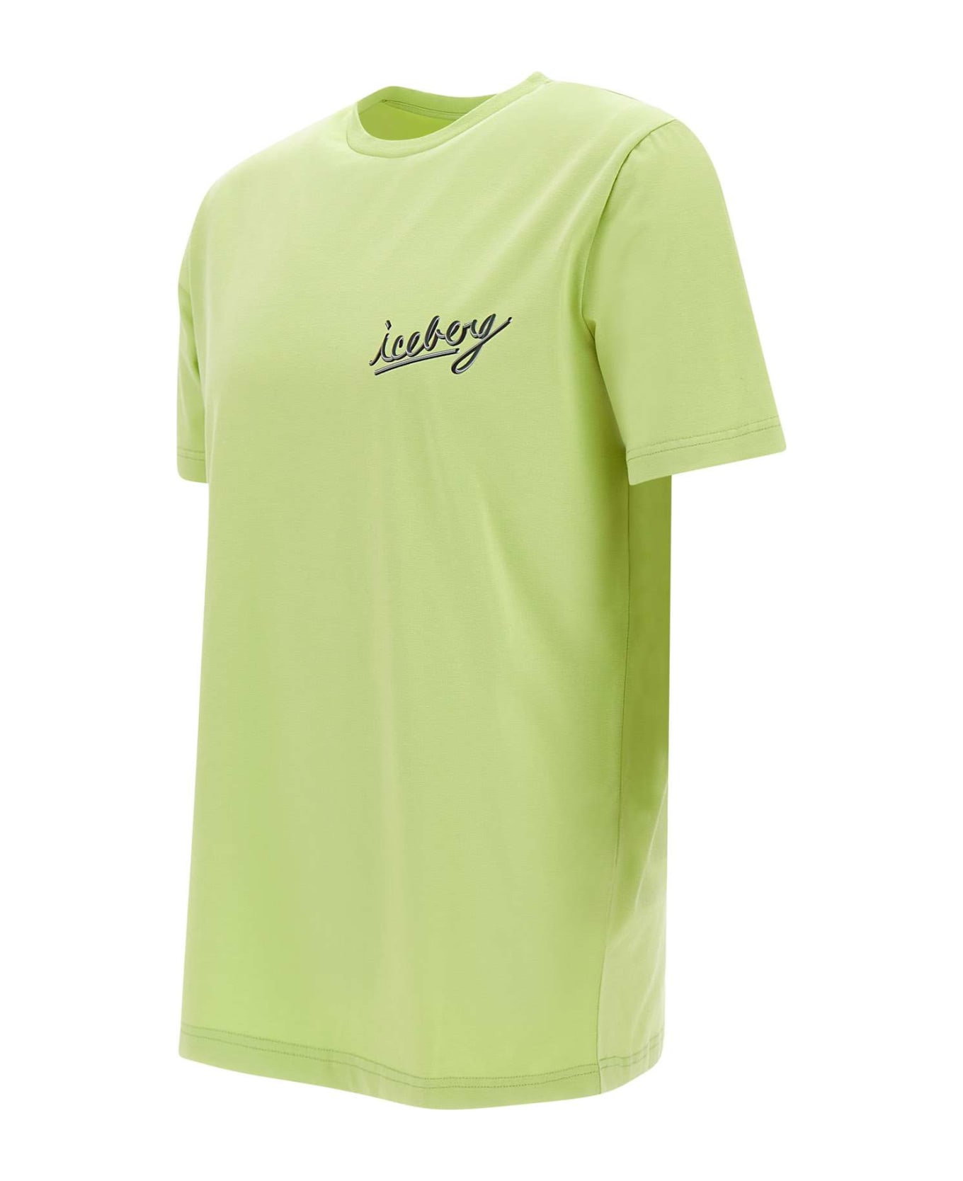 Iceberg Cotton T-shirt - GREEN シャツ