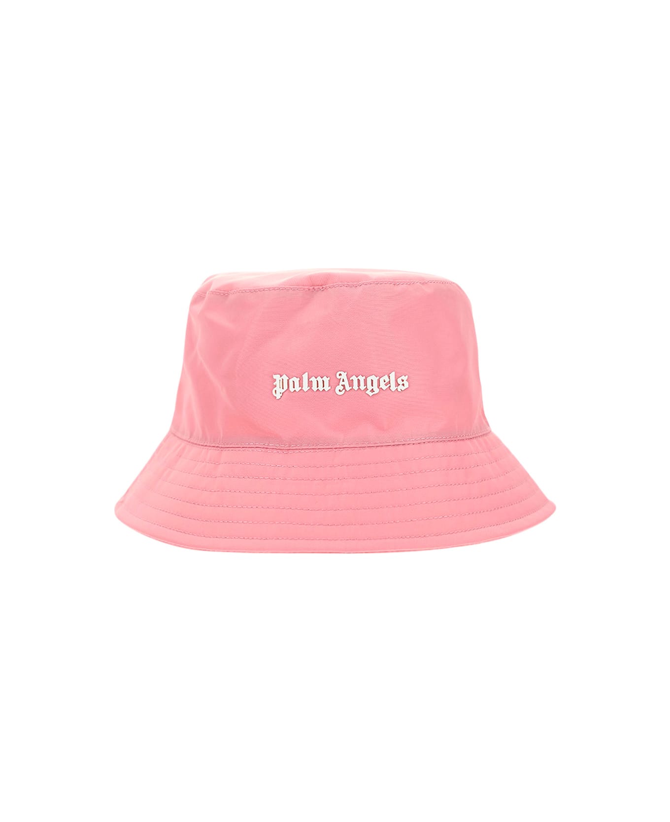 Palm Angels Bucket Hat With Logo - Pink