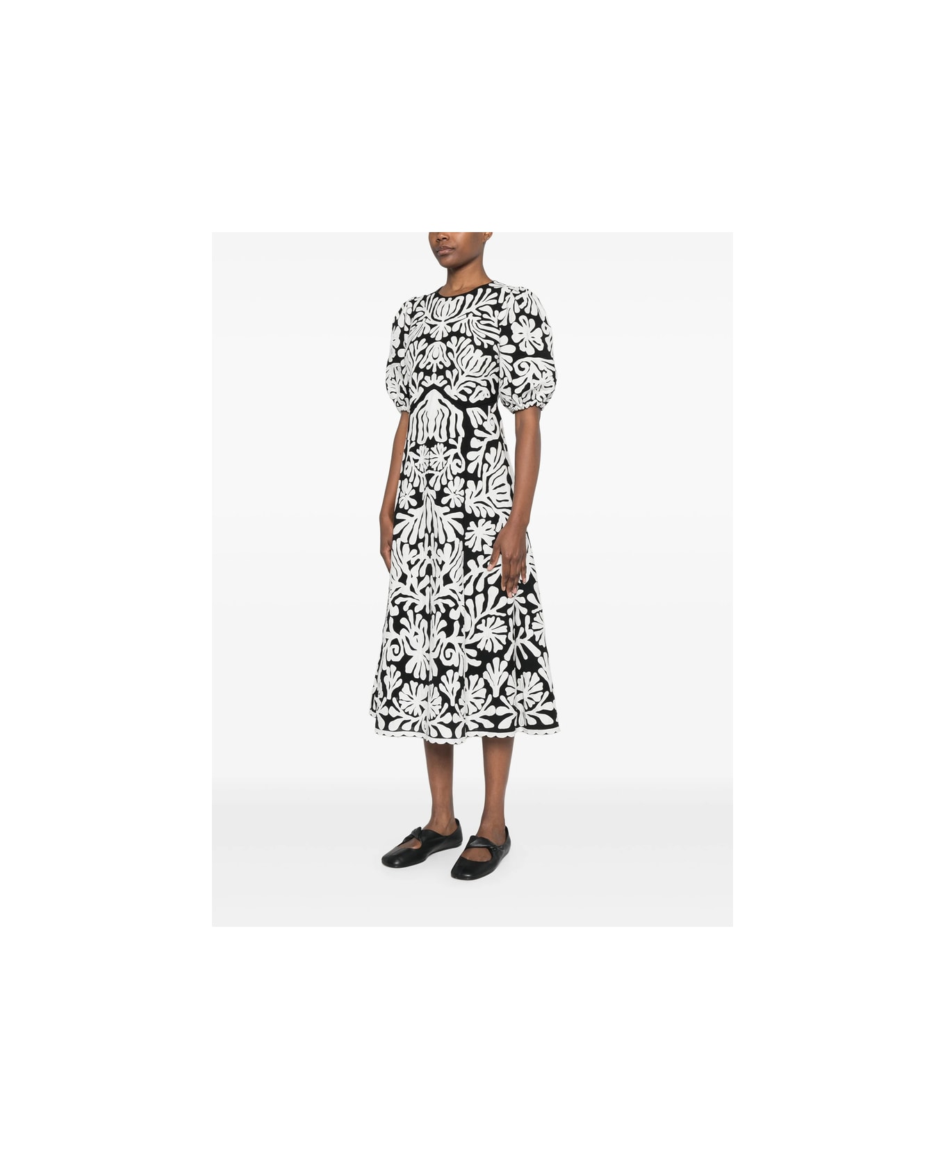 Sea New York Dress - BLACK/WHITE