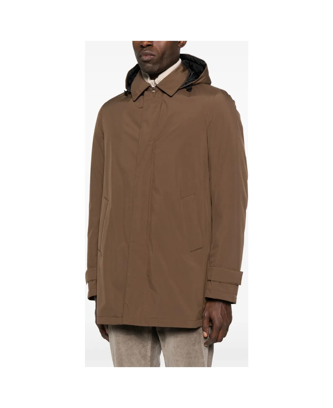 Herno Padded Jacket - MARRONE RAMATO