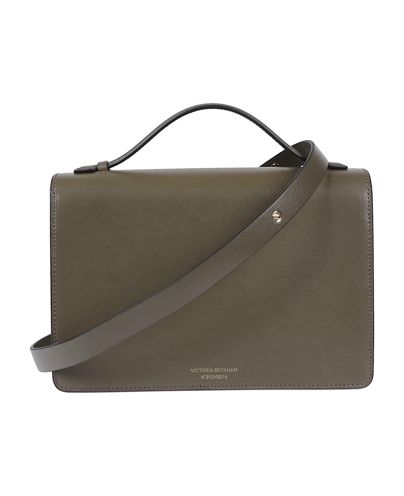 Victoria Beckham Tonal Buckle The Dorian Bag - Dark Khaki