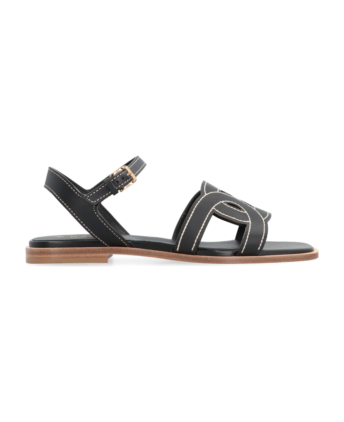 Tod's Kate Leather Sandals - black