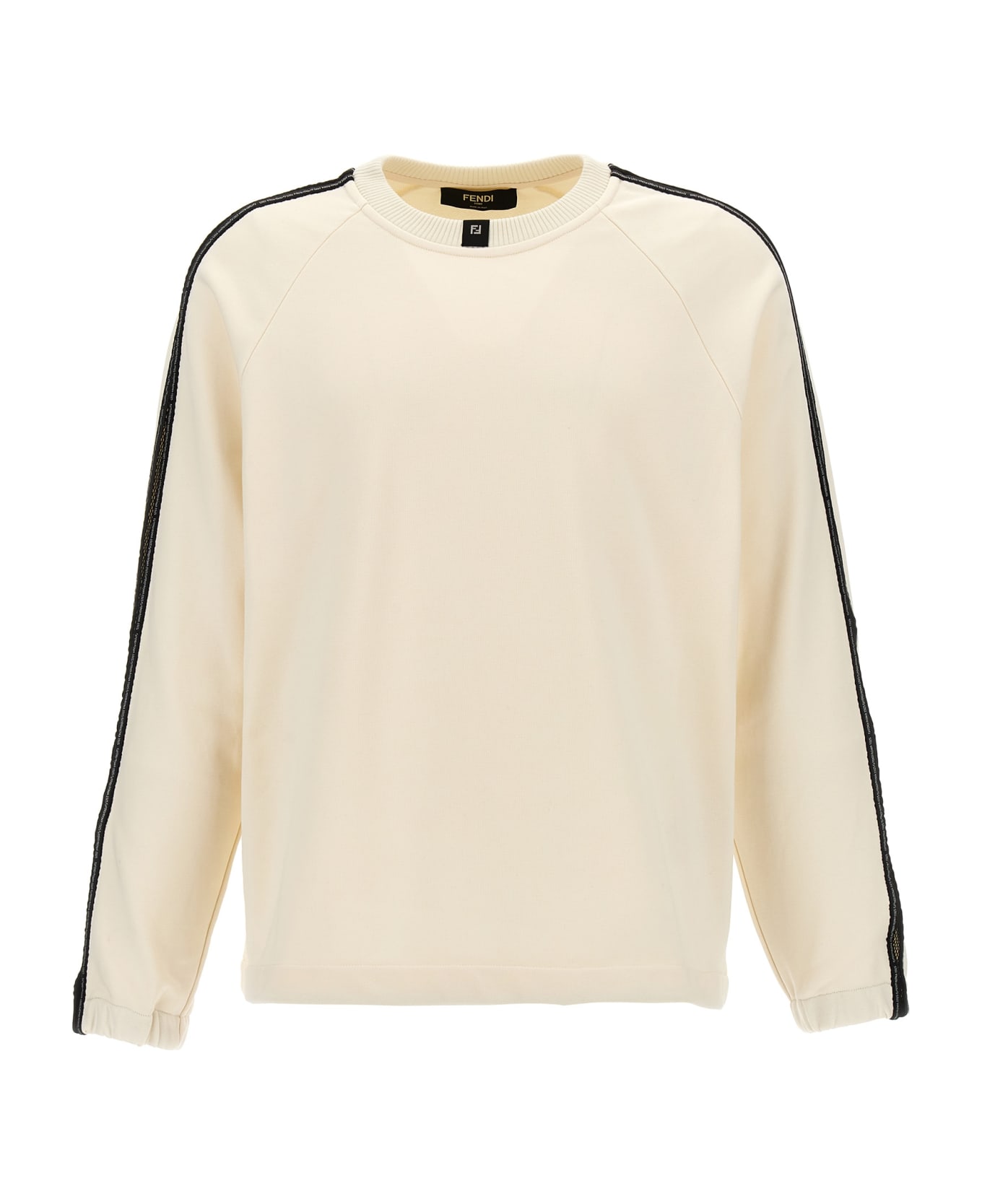 Fendi Mesh Insert Sweatshirt - White/Black