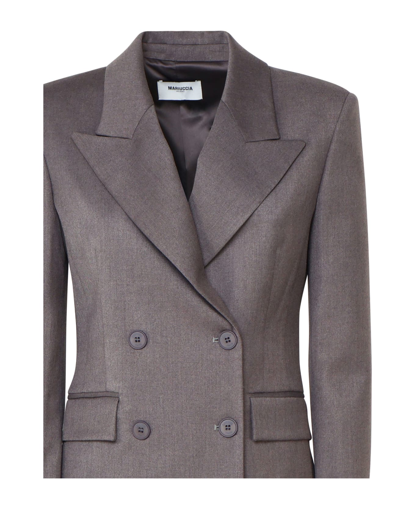 Mariuccia Milano Kids Blazer In Wool - Grey