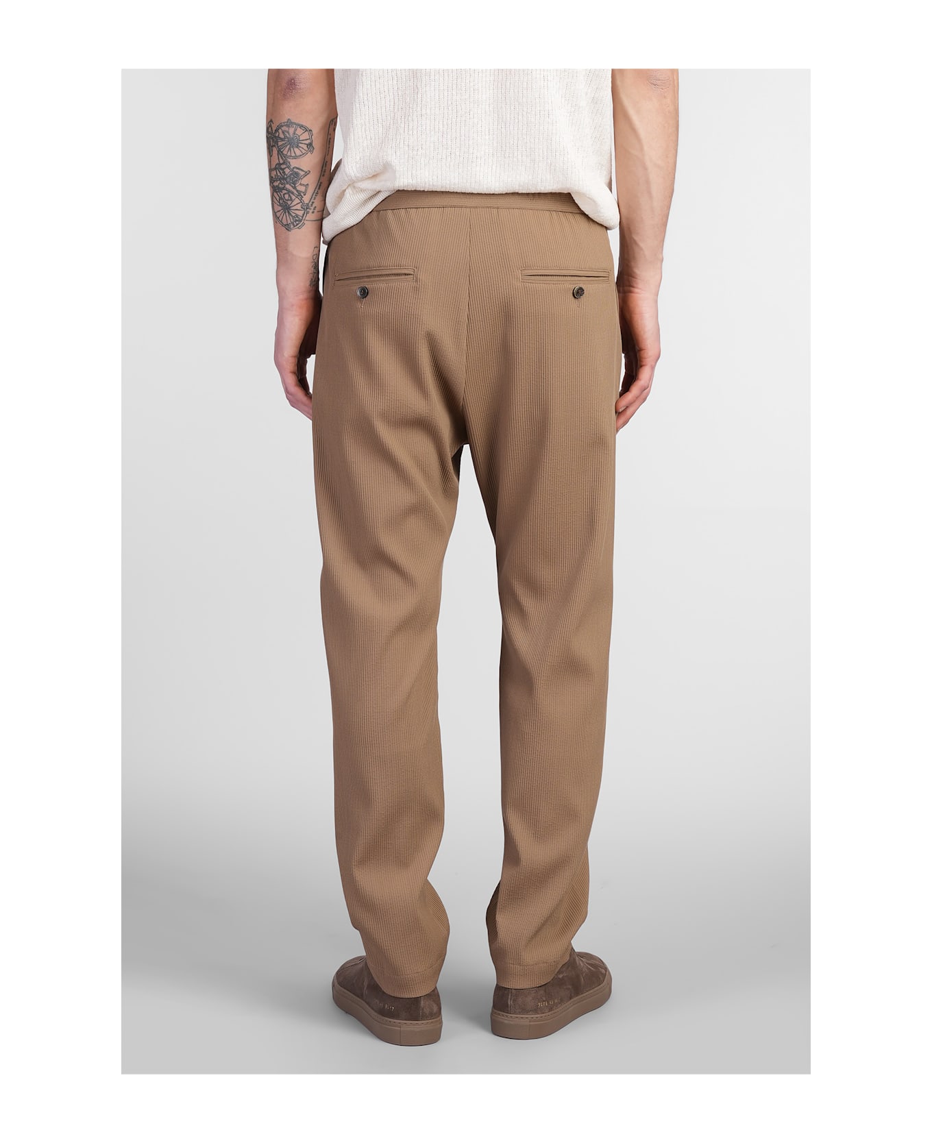 Barena Riobarbo Pants In Camel Wool - Camel