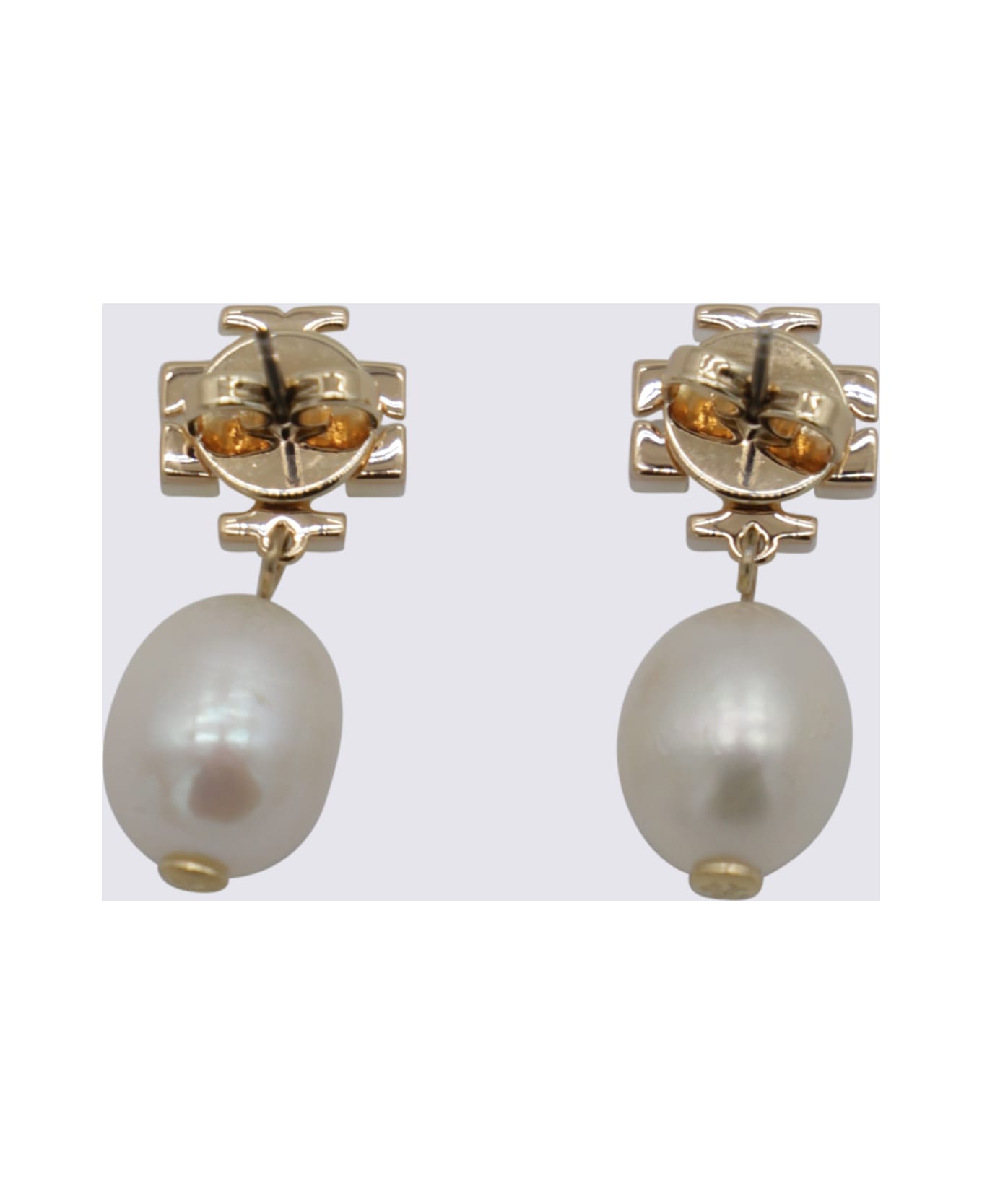Tory Burch White Earrings - White
