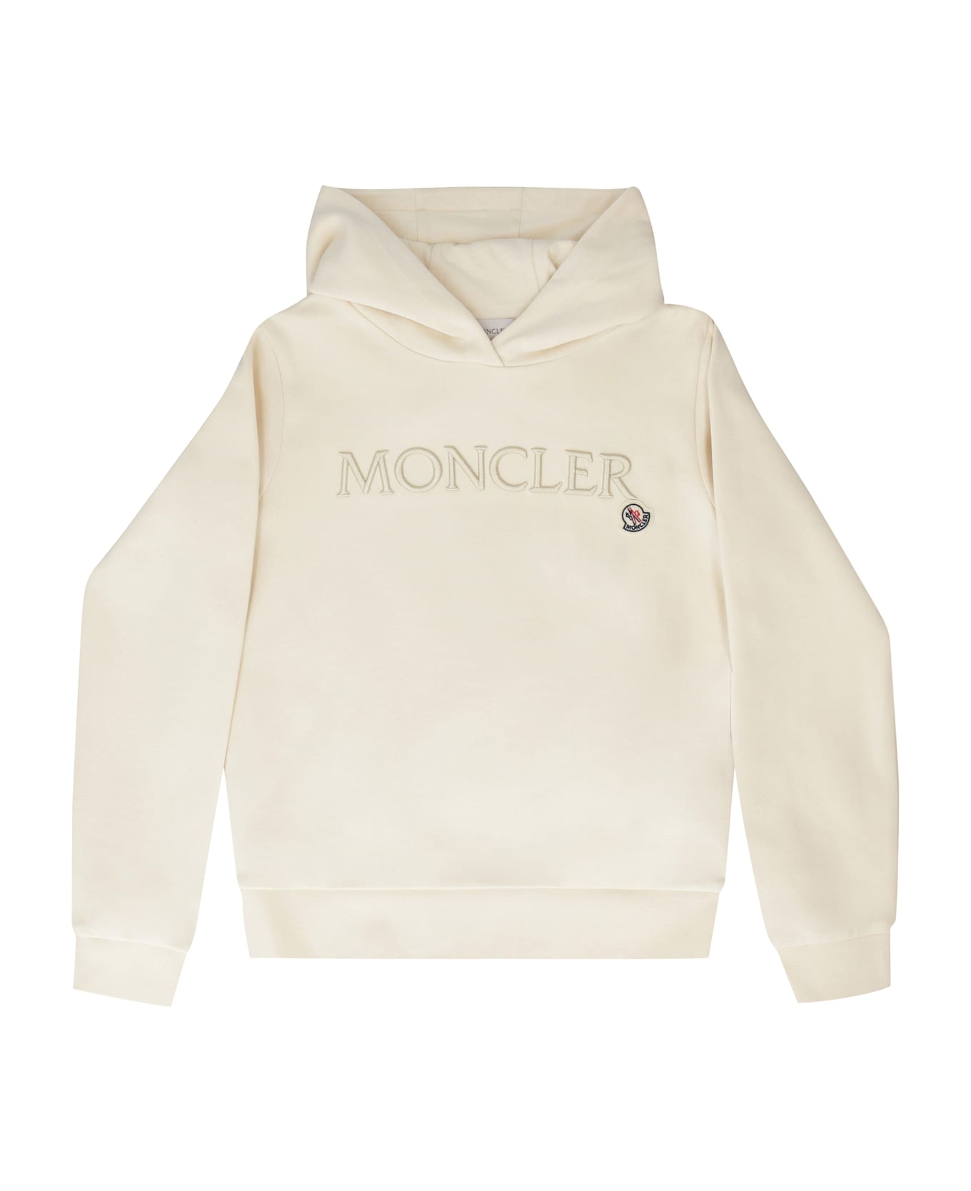 Moncler Cotton Hoodie - panna