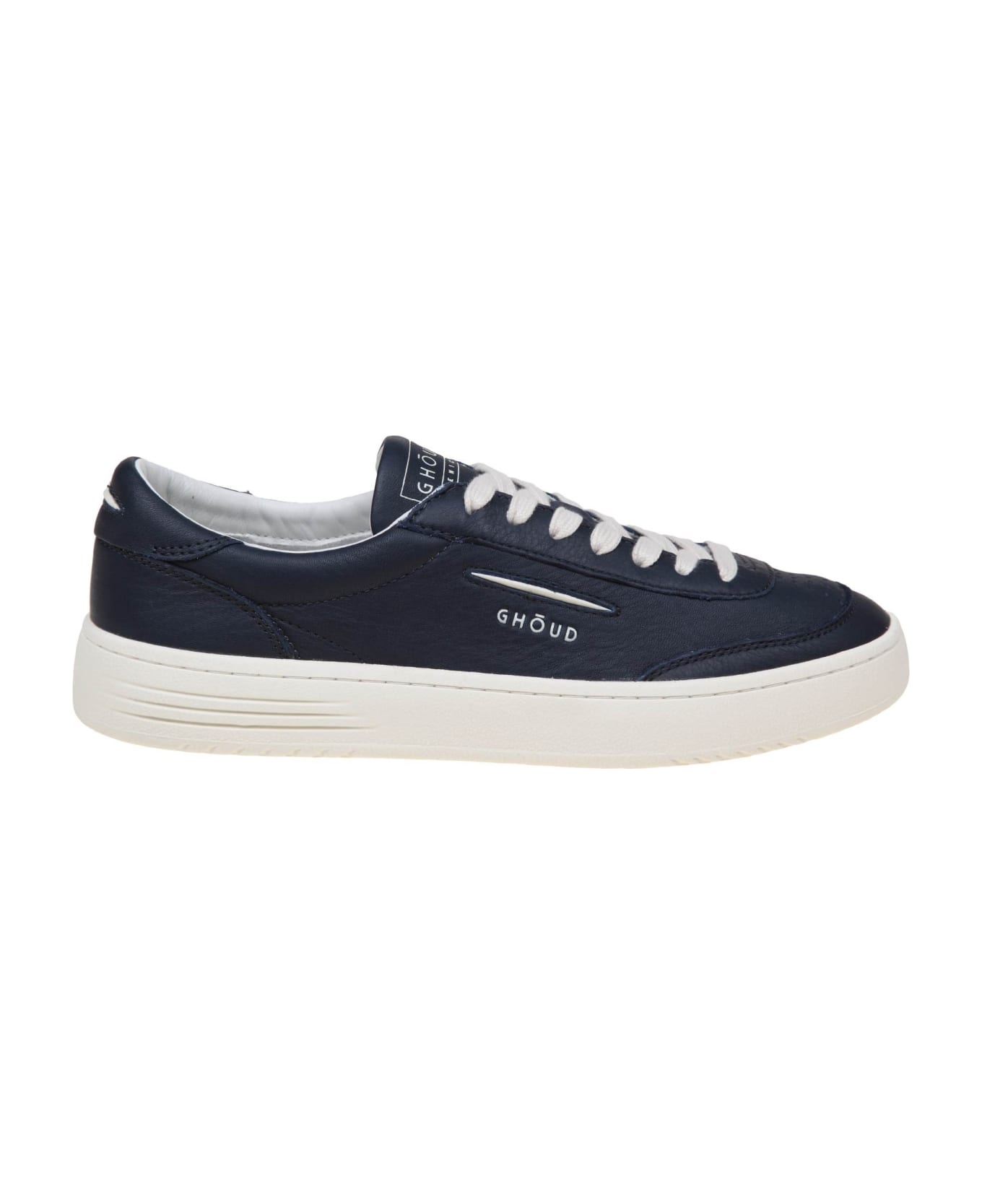 GHOUD Lido Low Sneakers In Blue Leather - Blue スニーカー