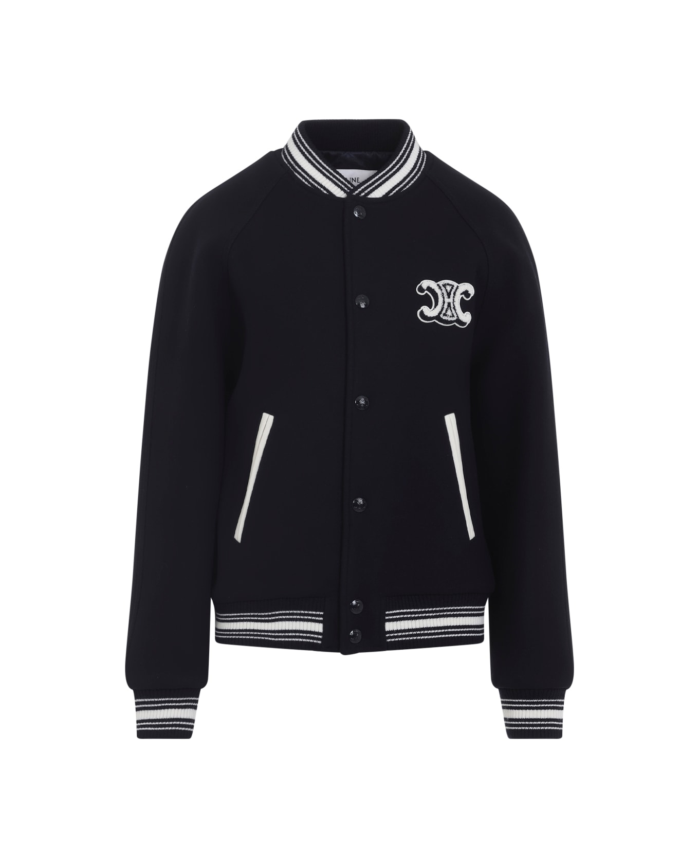 Celine Triomphe Teddy Jacket - Mr Navy