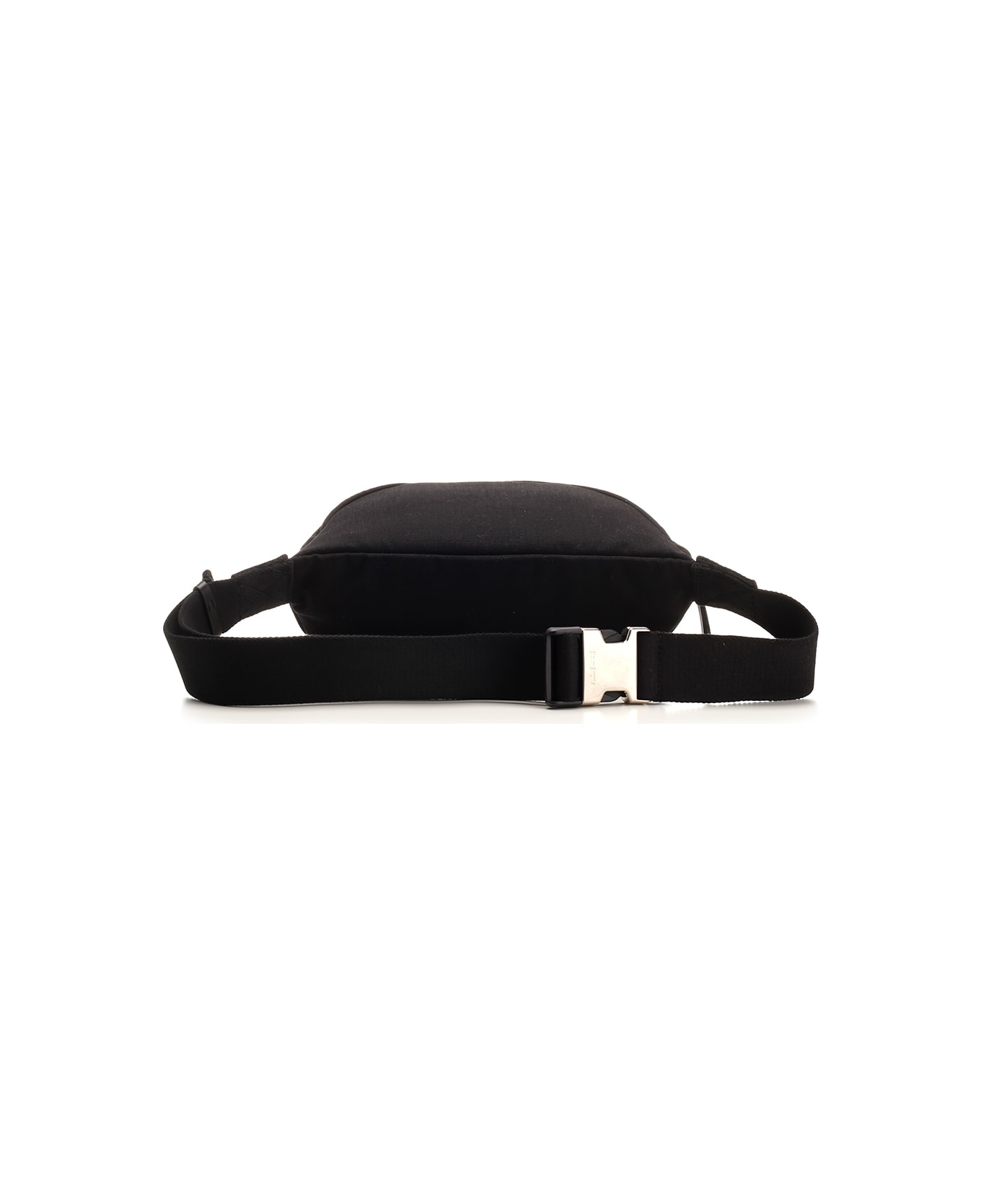 Palm Angels Cordura Belt Bag - BLACK WHITE (Black)