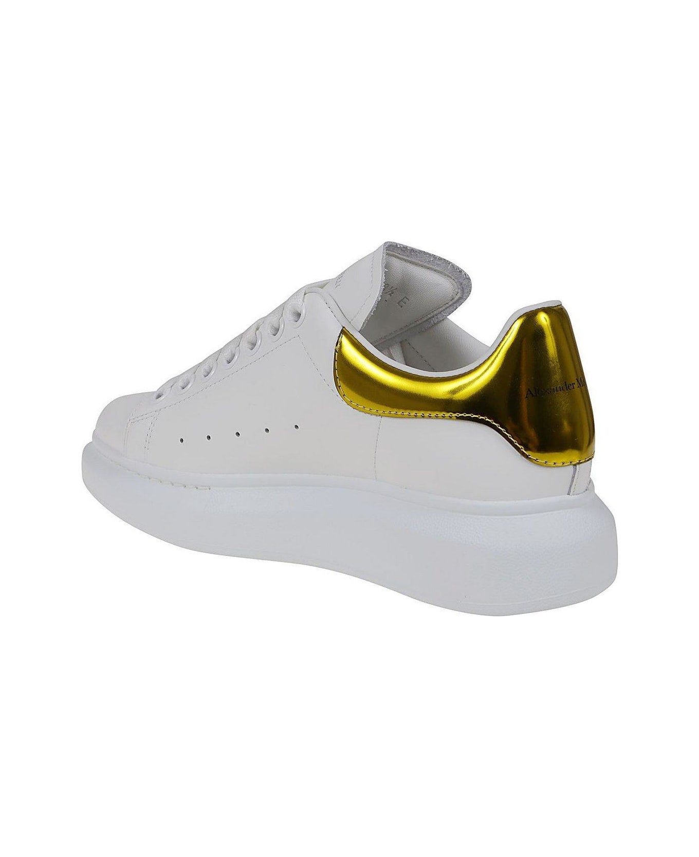 Alexander McQueen Metallic-detailed Low-top Sneakers - Giallo