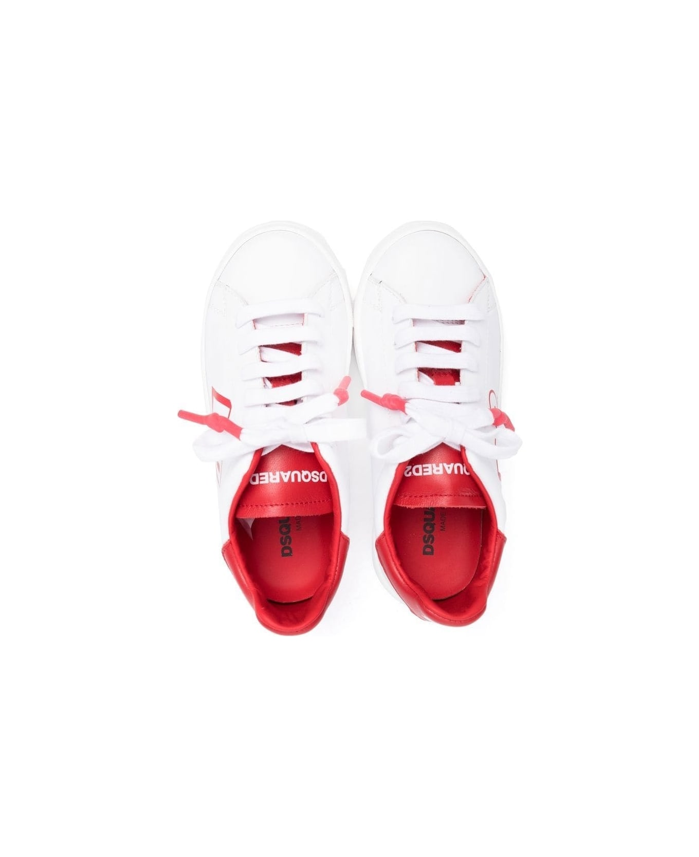 Dsquared2 Sneakers With Print - White