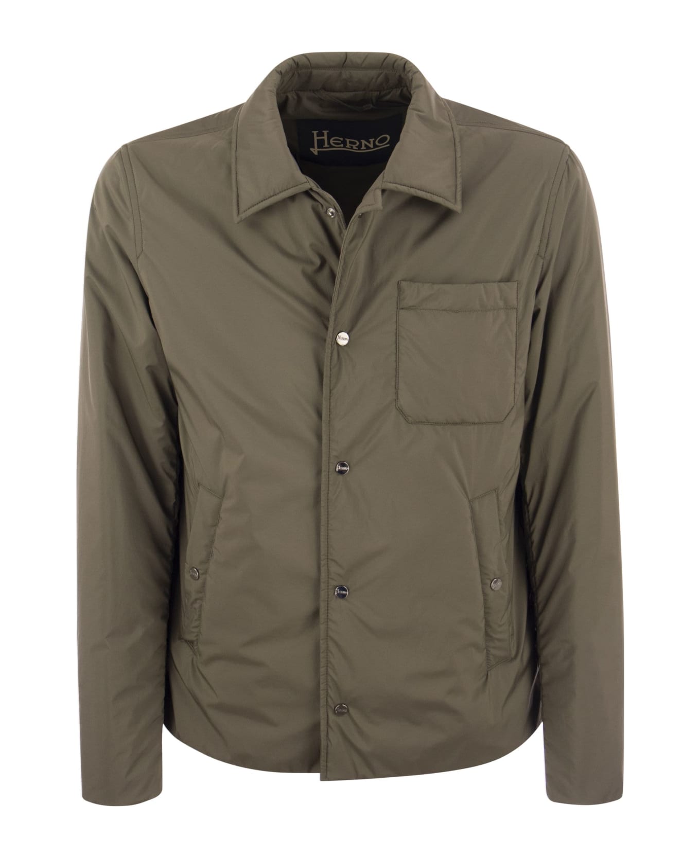 Herno Shirt-cut Jacket - Military Green