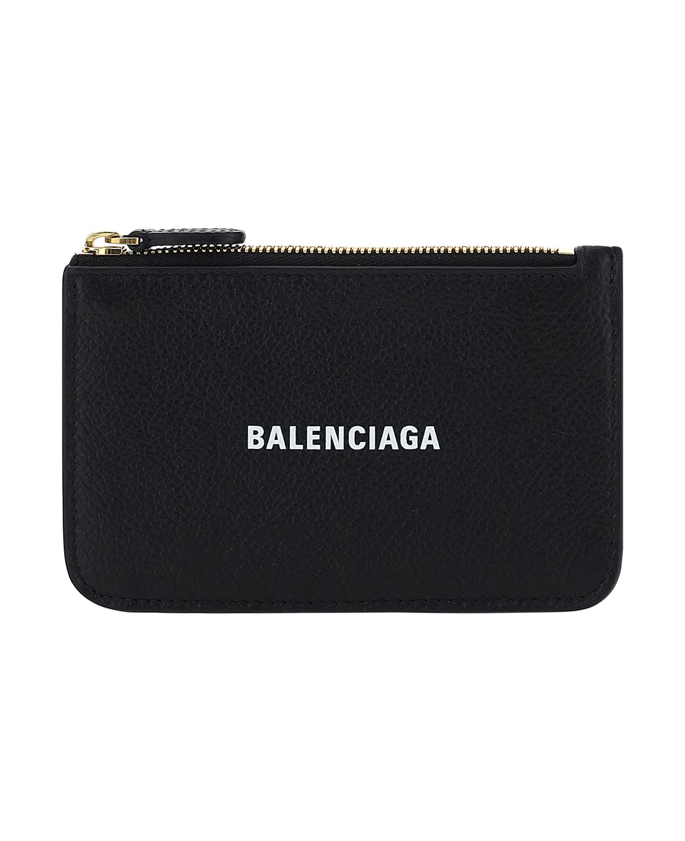 Balenciaga Cash Large Long Coin And Card Holder - Black/l White