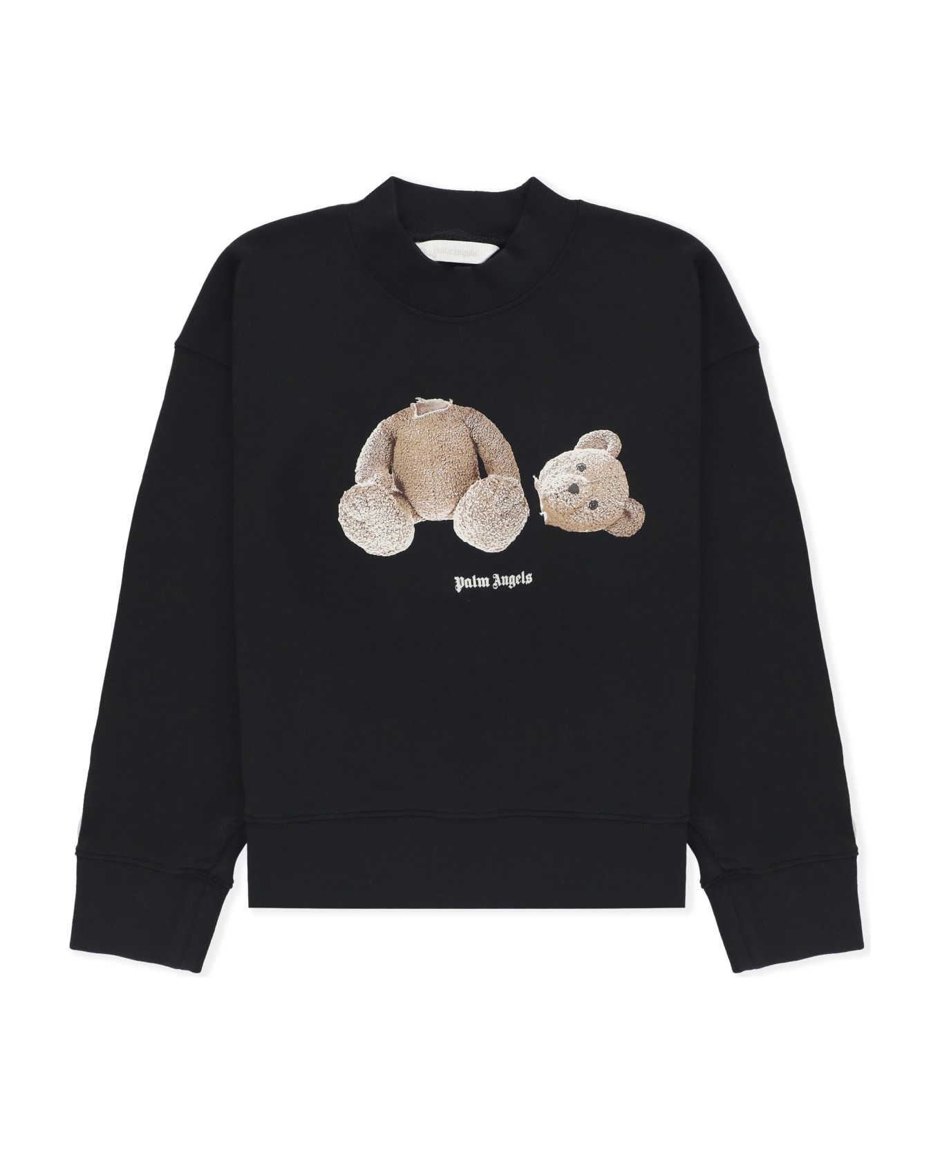 Palm Angels Bear Crew Sweatshirt - Black ニットウェア＆スウェットシャツ