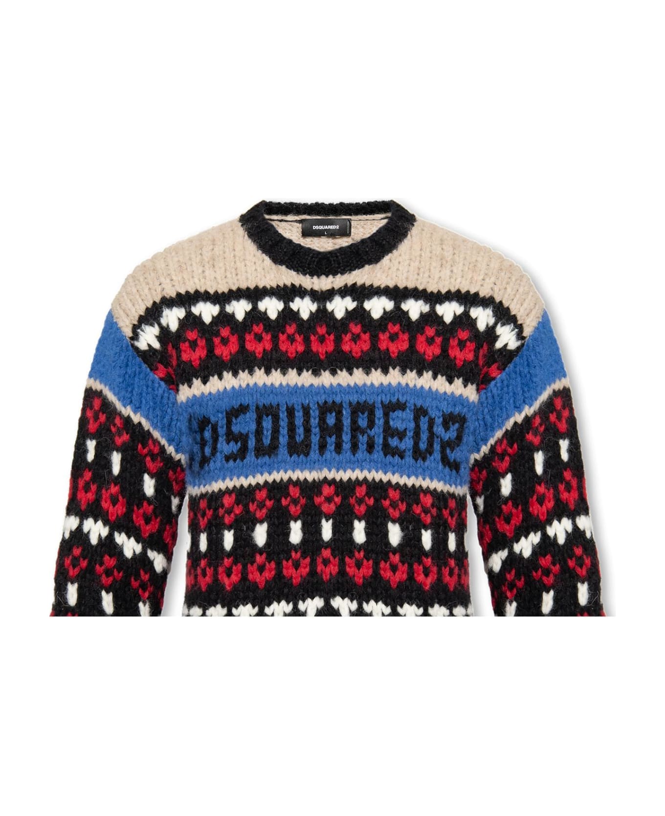 Dsquared2 Wool Sweater - MULTICOLOR