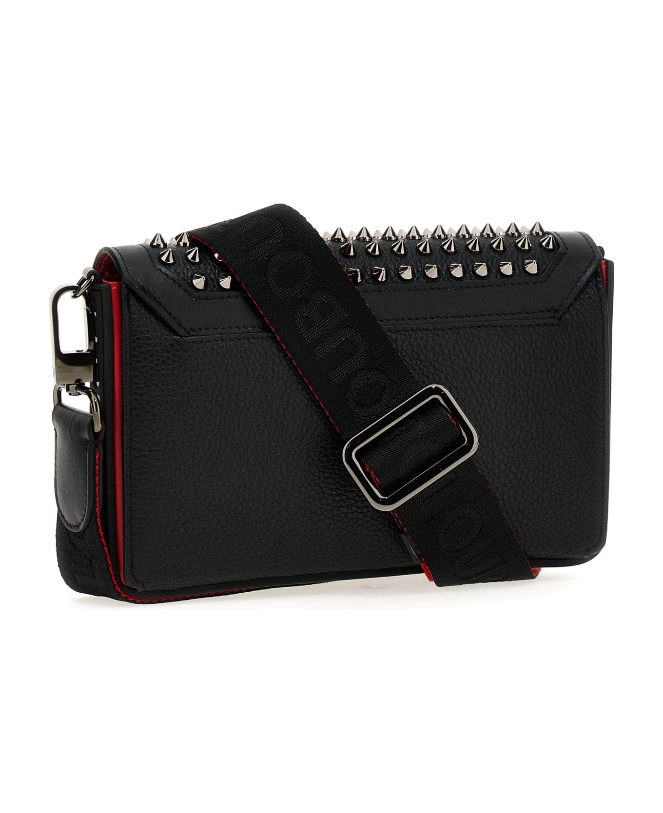 Christian Louboutin Explorafunk Messenger Bag - Black/black/gun Metal