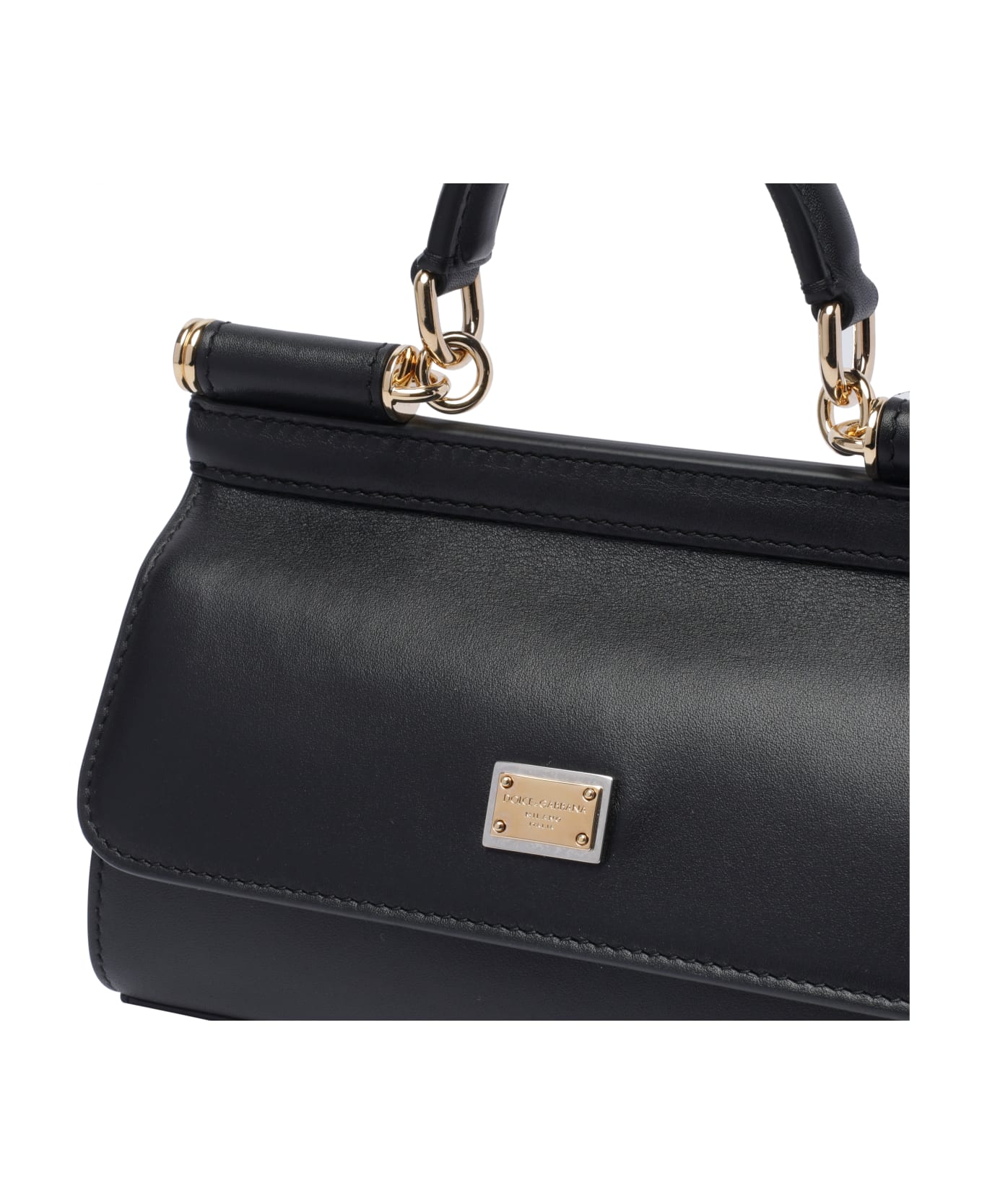 Dolce & Gabbana Small Sicily Handbag - Black